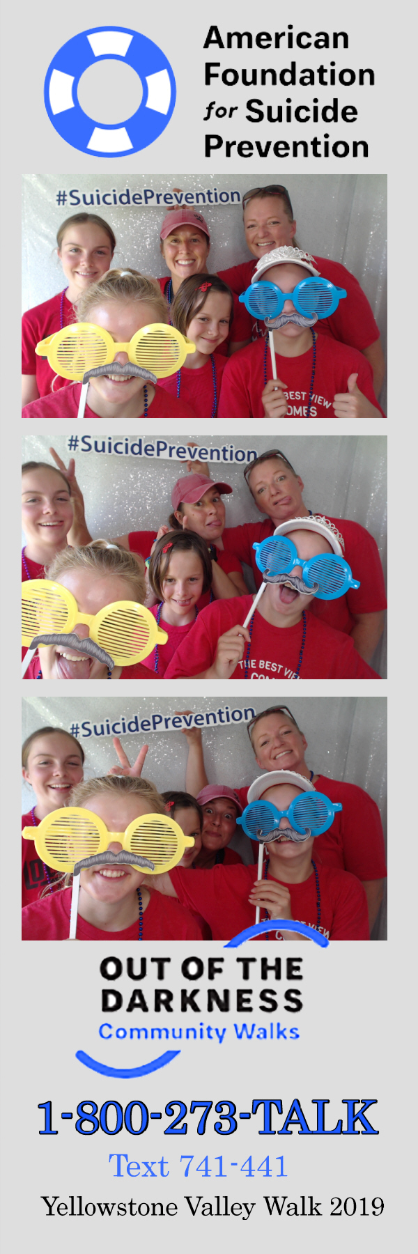 Out of the Darkness Walk 2019 | View more photos from the event at gallery.photoboothbillings.com/u/PhotoBoothBillings/Out-of-the-Darkness-Walk-2019